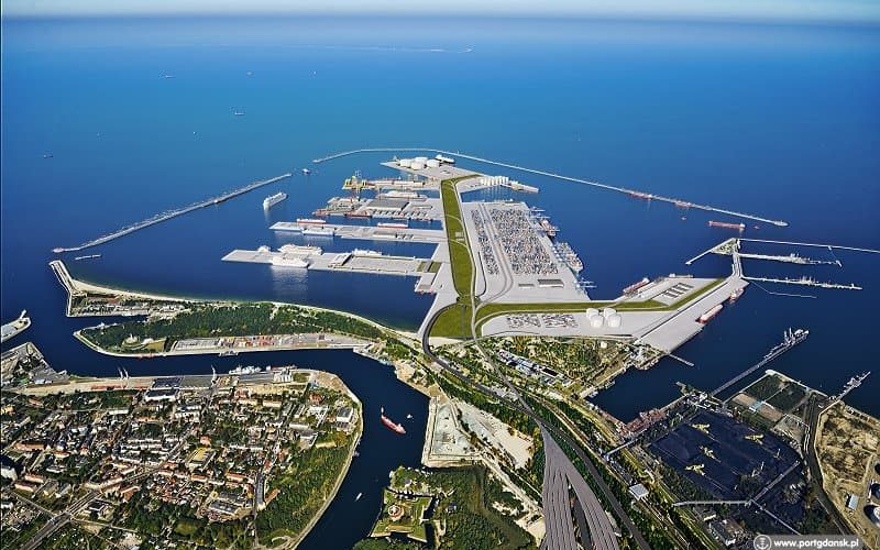 Wizualizacja Nowego Portu w Gdańsku. Fot. Port Gdańsk