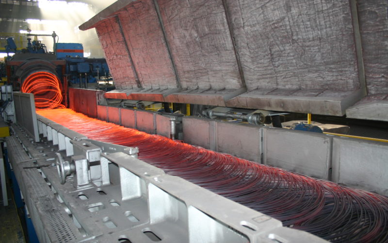 Walcownia walcówki w sosnowieckim zakładzie Arcelor Mittal